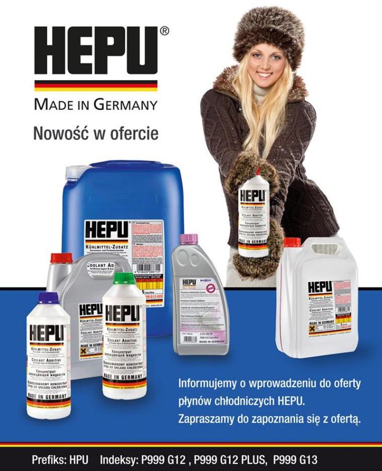 Płyny chłodnicze HEPU