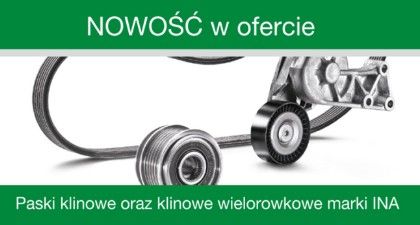 Paski klinowe i wielorowkowe INA