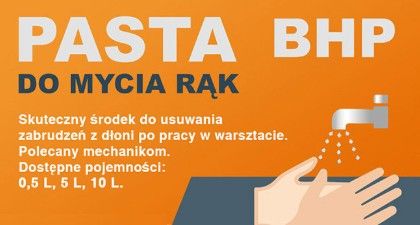 Pasta BHP do mycia rąk
