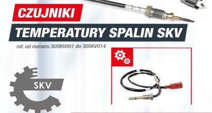 Czujniki temperatury spalin SKV